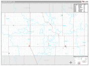 La Moure Wall Map Premium Style